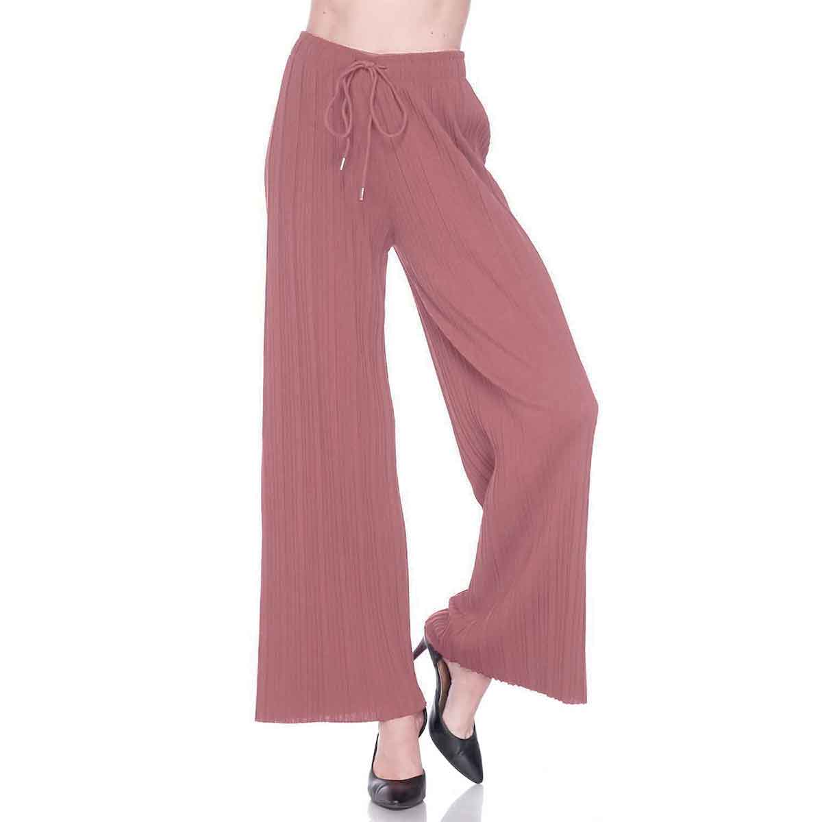 The Magic Scarf Company - Wholesale Pants - Women's - 902T - Pleated (No Hem) Twill Pants9