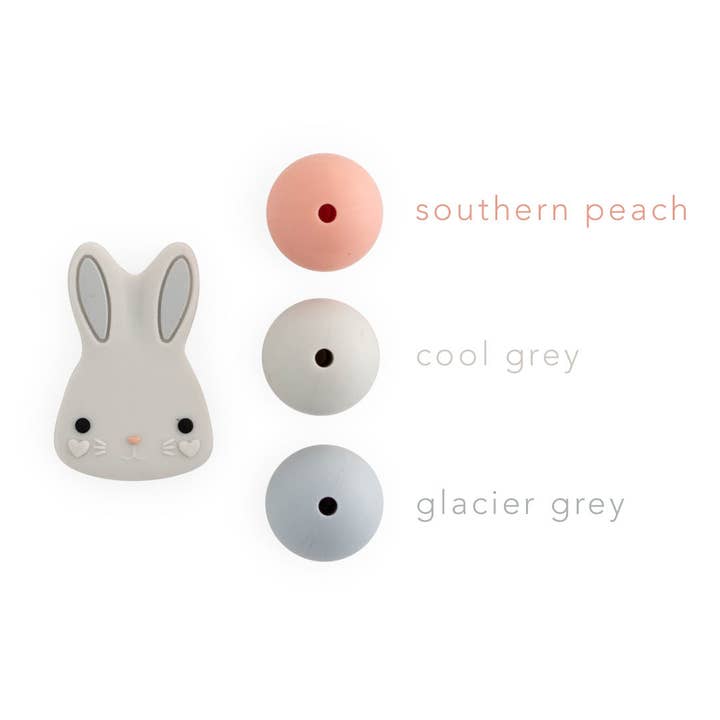 Cara & Co Silicone Craft Supply - Wholesale Craft Supplies - Bunny Silicone Focal Beads