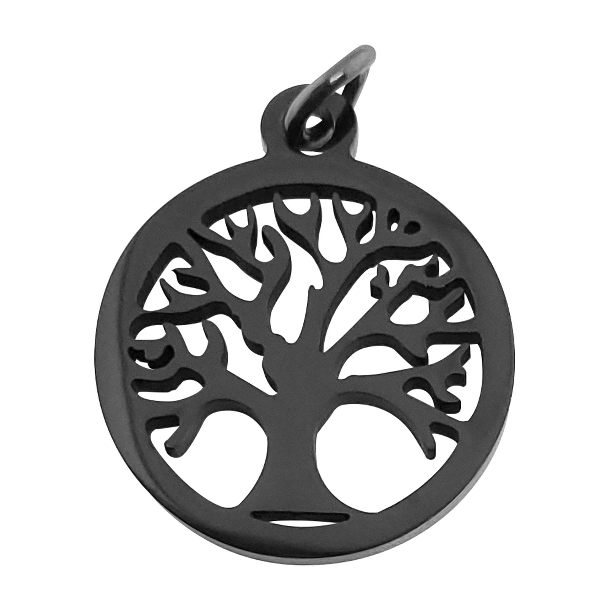 WJW - Wholesale Individual Charm/Pendant - 18K PVD Coated Stainless Steel Tree of Life Charm8