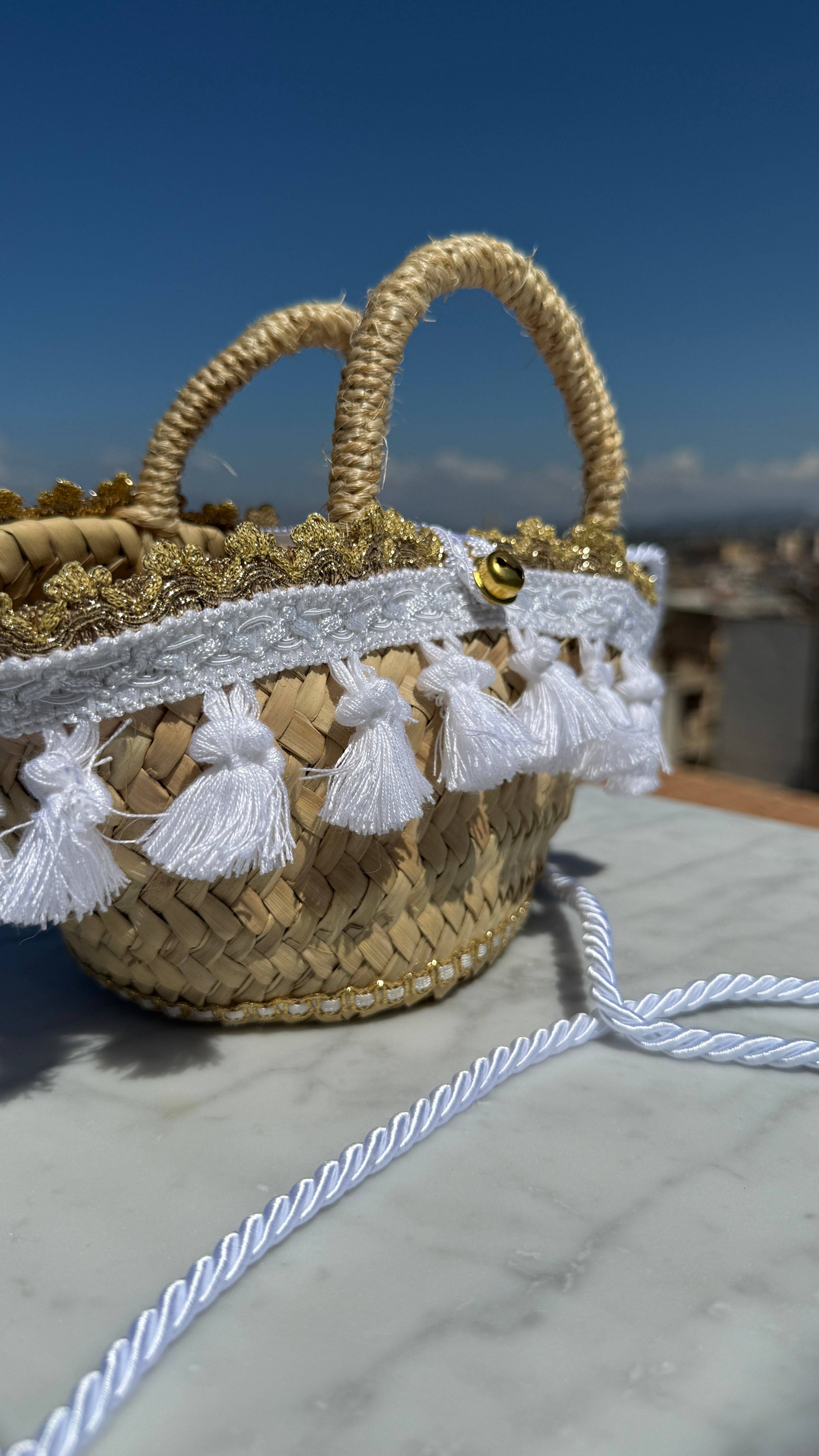 Oriana Lamarca Designs - Wholesale Beach Bag - Nica Nica Bianca Francia Sicilian Coffa4