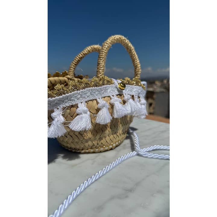 Oriana Lamarca Designs - Wholesale Beach Bag - Nica Nica Bianca Francia Sicilian Coffa4