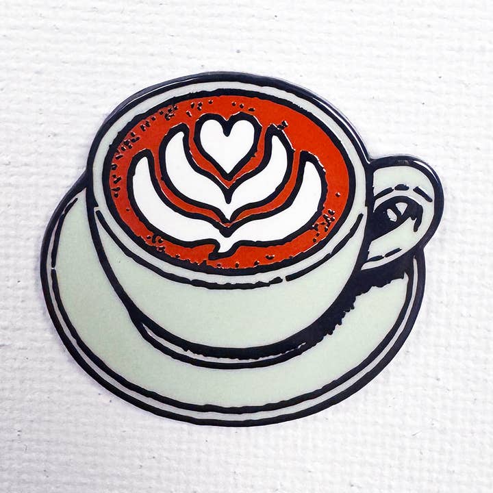 Latte Pin for wholesale by Strike Gently