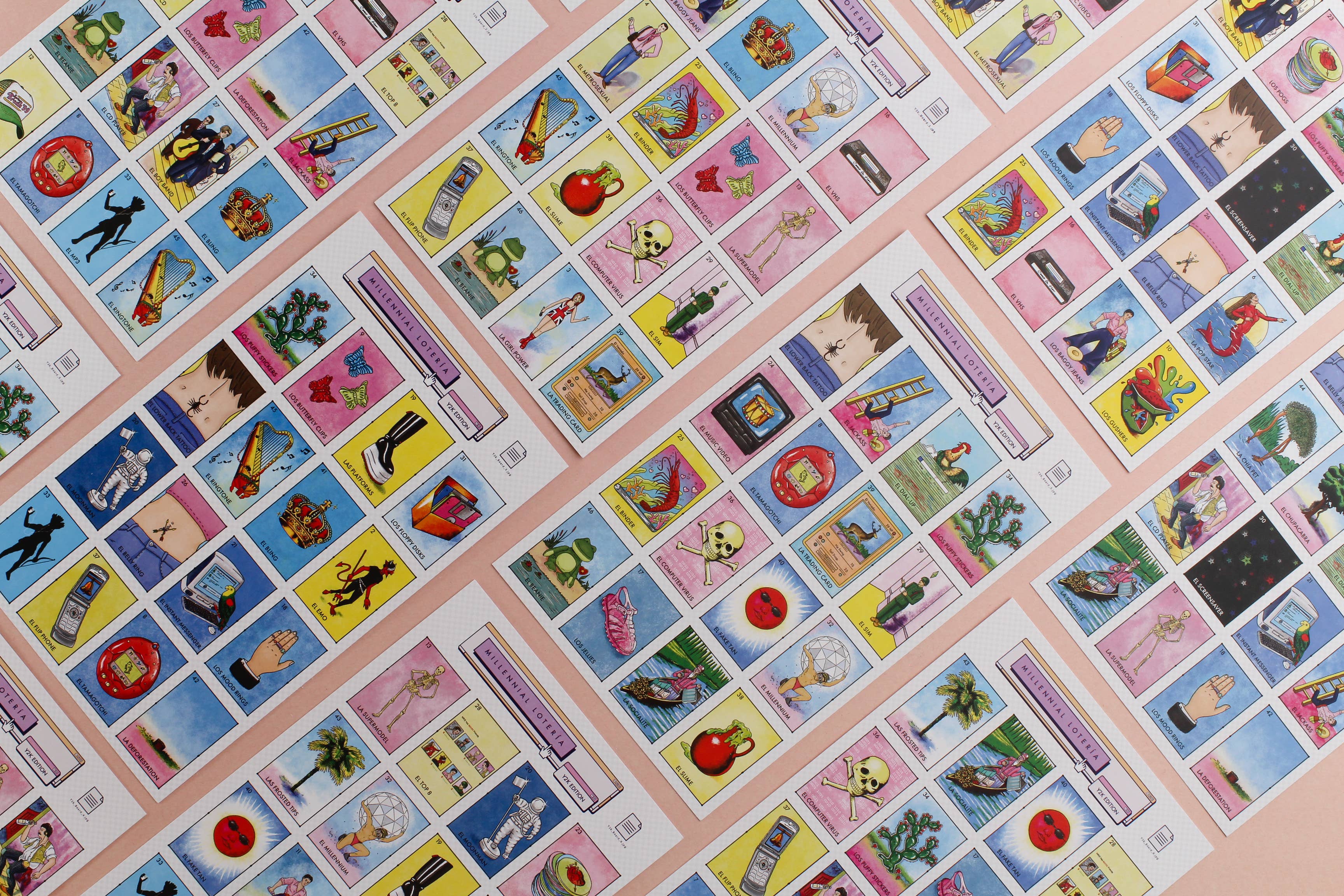 Blue Star Fiesta - Wholesale Card Game - Millennial Loteria: La Y2K Edition3