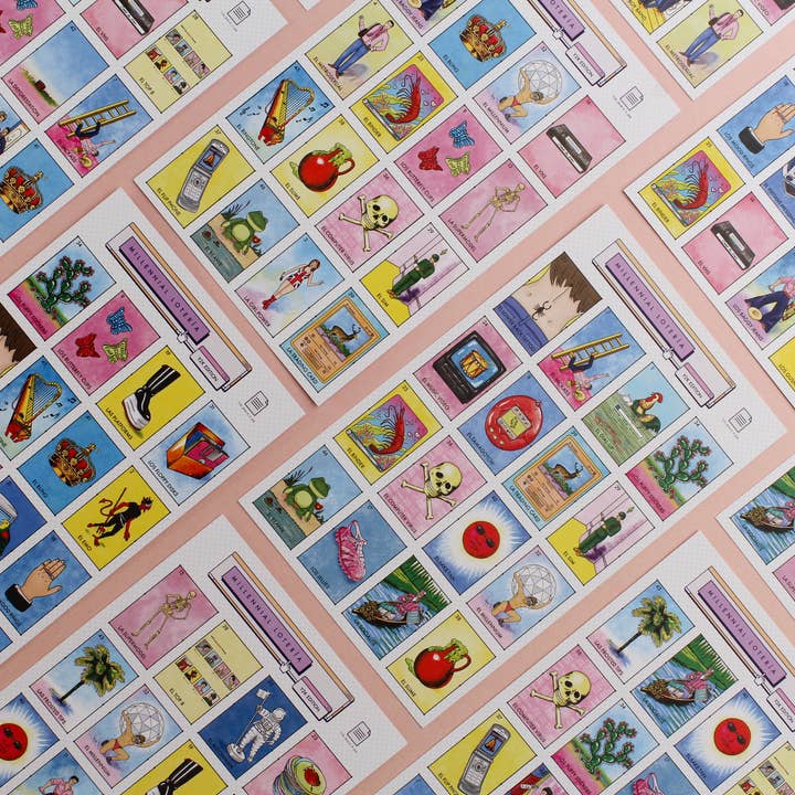 Blue Star Fiesta - Wholesale Card Game - Millennial Loteria: La Y2K Edition3