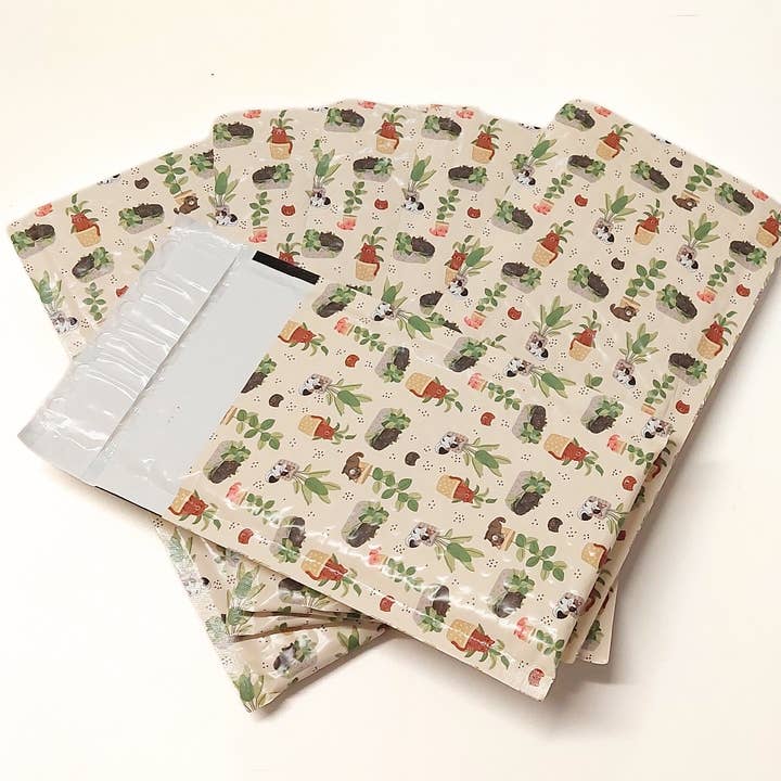 Clementine & Fiona Design House - Wholesale Envelopes - Chlorophyll Cuties Bubble Mailer 5" x 9"1