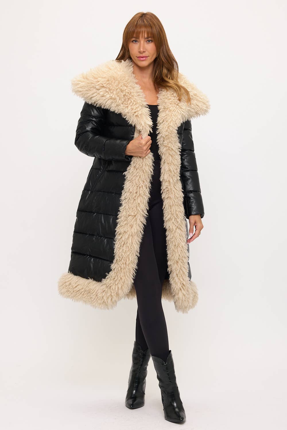 Coalition Apparel Inc - Wholesale Pufferjack - Dames - CLALP0060: Siberische Keizerin Maxi Puffer Jas2