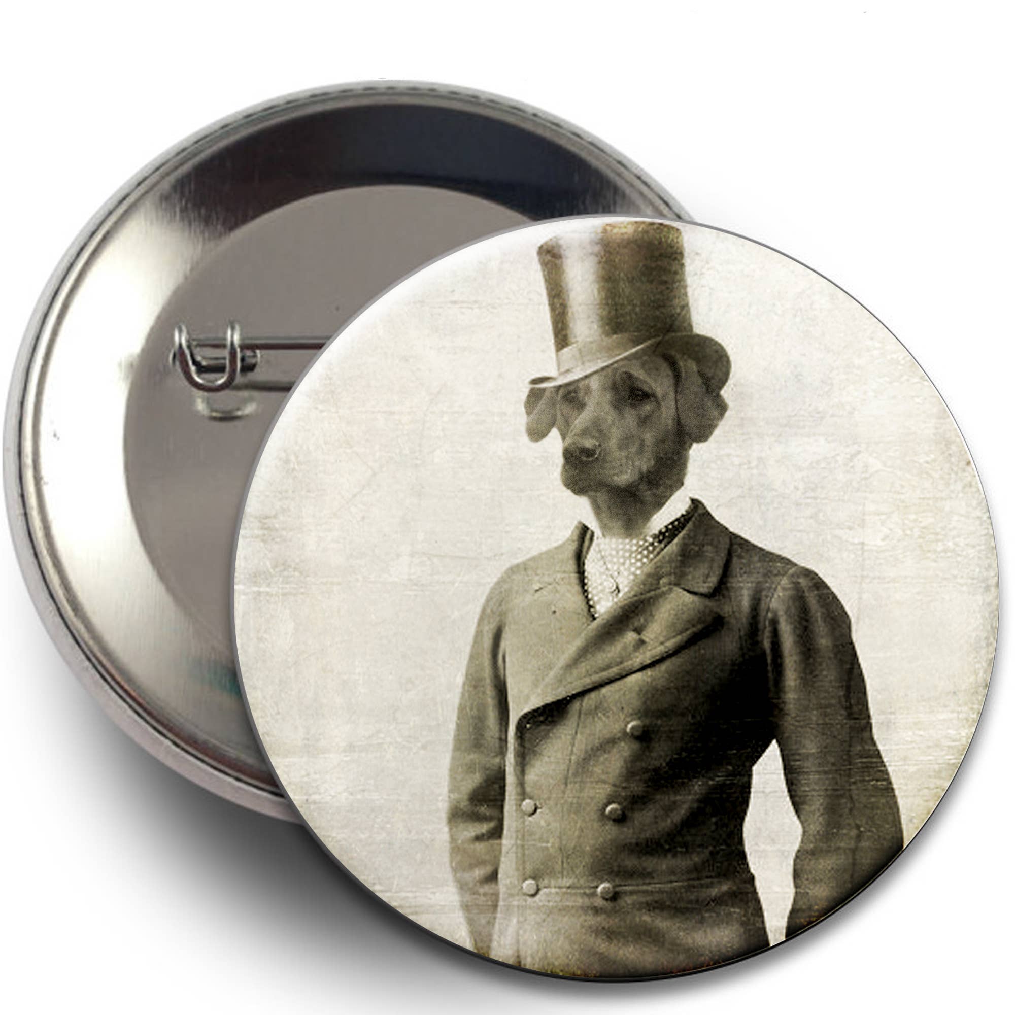 The Wild Oddisorium - Wholesale Lapel Pin/Button - Dog Buttons, Pins, Badges, POS, Funny Dogs in Clothes, Cute32