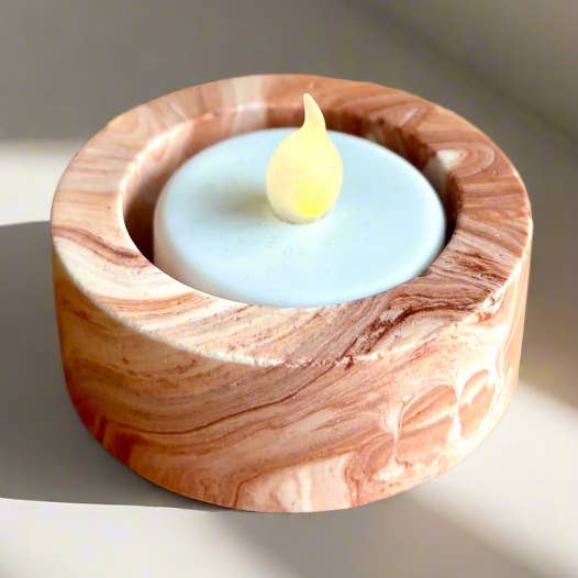 Portavelas individual - Mármol terracota para venta al por mayor de Arthousefern