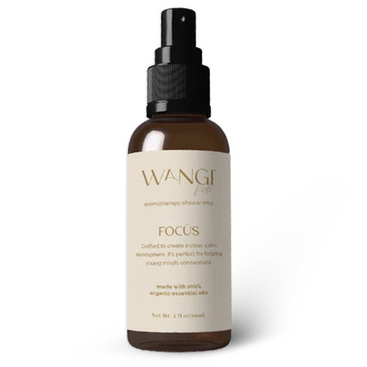 Focus - Kids and Teens Aromatherapy Shower Mist for wholesale by Wangi Wellness