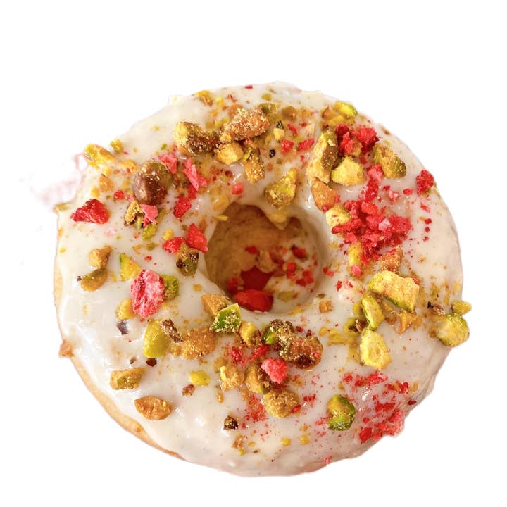 enci sweets – Bolo por atacado – donut loiro morango-pistache