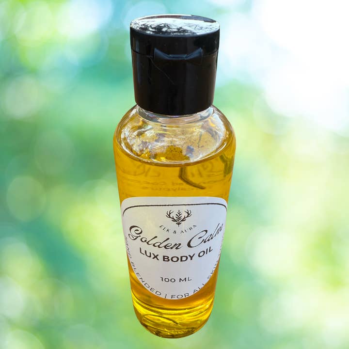 Body Oil Hydrating Scented 100% organic Essential Oil 100ml for wholesale by Elk and Aura