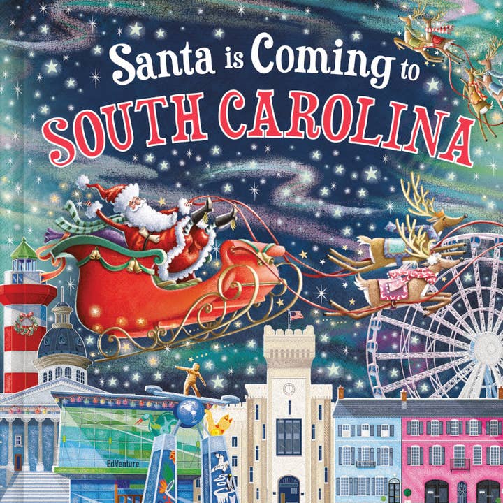 Sourcebooks - Wholesale Early Reader Book (6-8) - Santa Is Coming to South Carolina