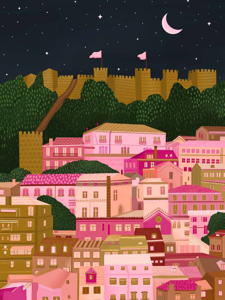 Lisbon for wholesale by Millie Illustrates