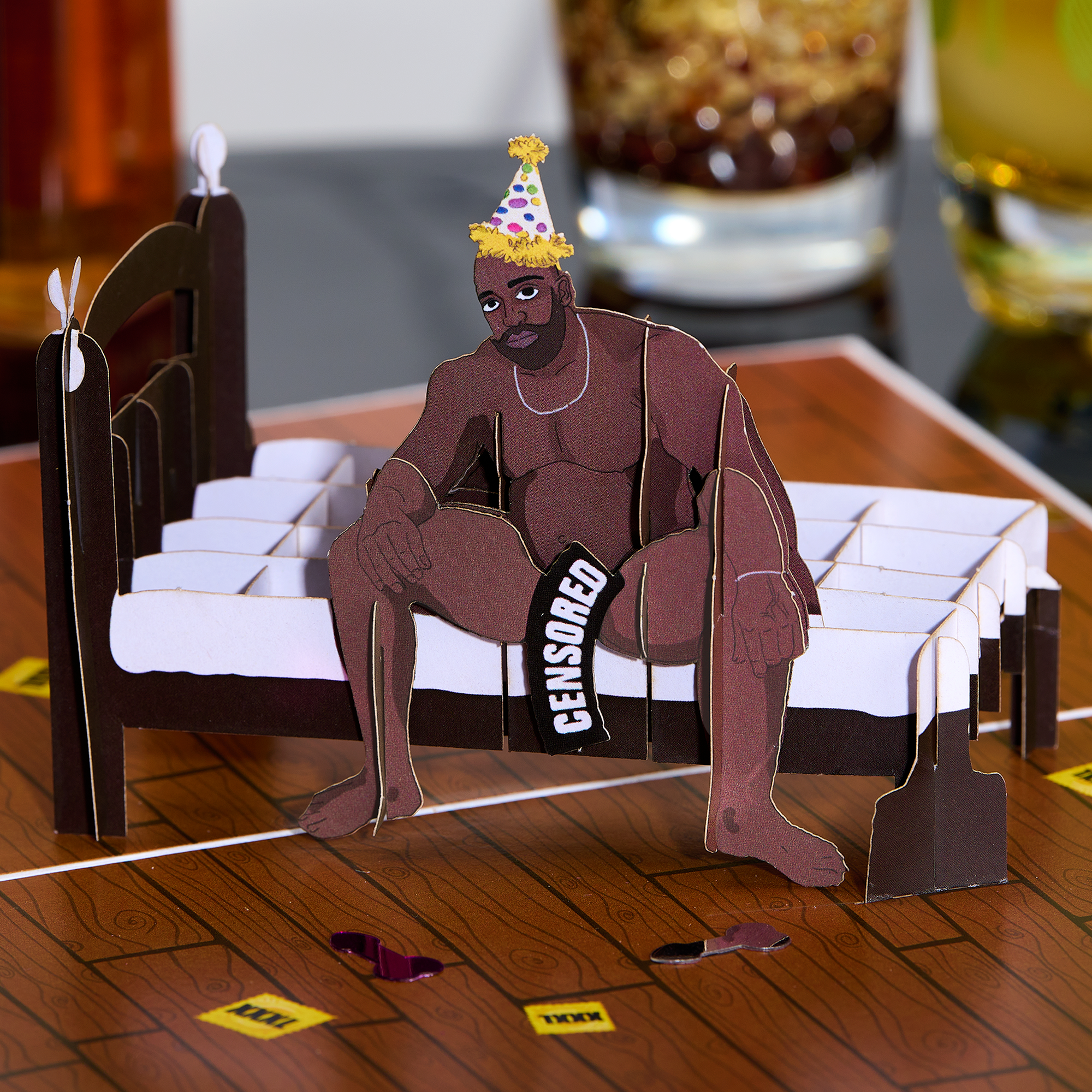 Wholesale Funny Barry Wood Birthday Card Pop Up 3D Barry Wood Meme for your  store - Faire