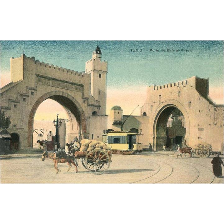 Found Image Press - Vendita all'ingrosso Adesivo - Adesivo MF-105 Porta Bab-el-Khadra a Tunisi