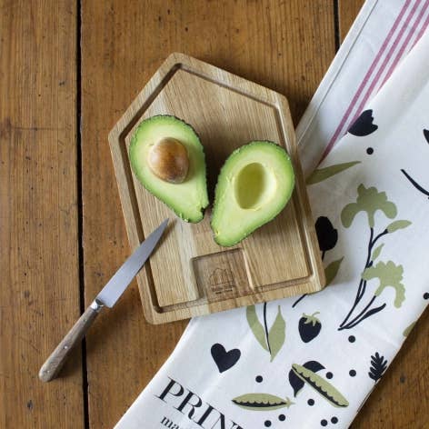 Wooden cutting board - Quartier S (made in France) for wholesale by Reine Mère