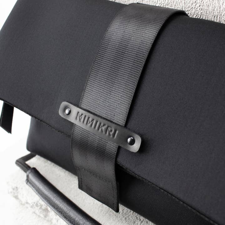 MIMIKRI Design - Wholesale Shoulder Bag - Women's - 'LUNA' neoprene shoulder bag, foldover bag5