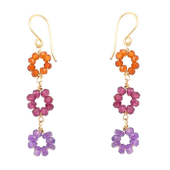 Petrified Forest - Autumn Garland Earring for wholesale by Vannucci