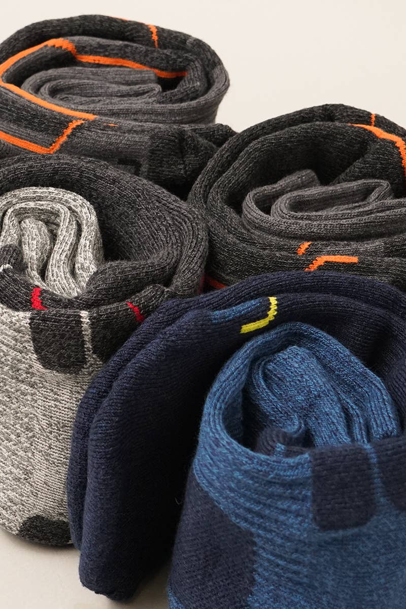 M  Men's 5 Pairs Hiking Outdoor Trail Running Trekking Socks for wholesale on Faire11