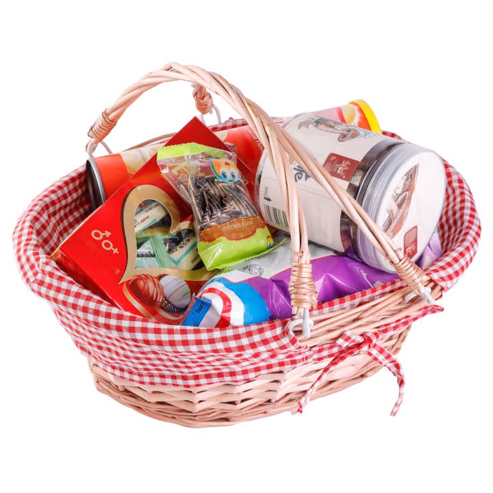 Quickway Imports – wholesale Picknickkorg – Wicker Willow picknickkorg med dubbla rullgardinshandtag9