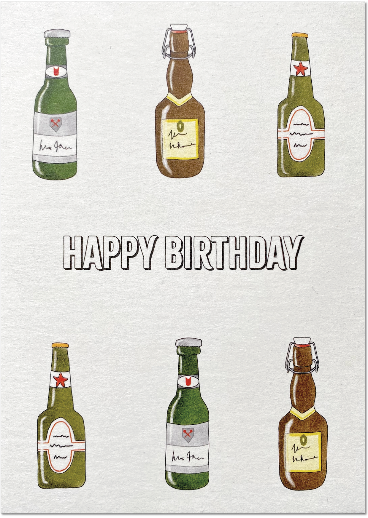 KEITCARDS - Wholesale Birthday Card - Happy birthday beer0
