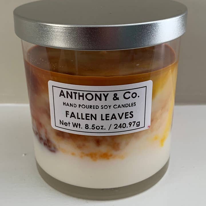 Fallen Leaves Soy Candle for wholesale by Anthony & Co