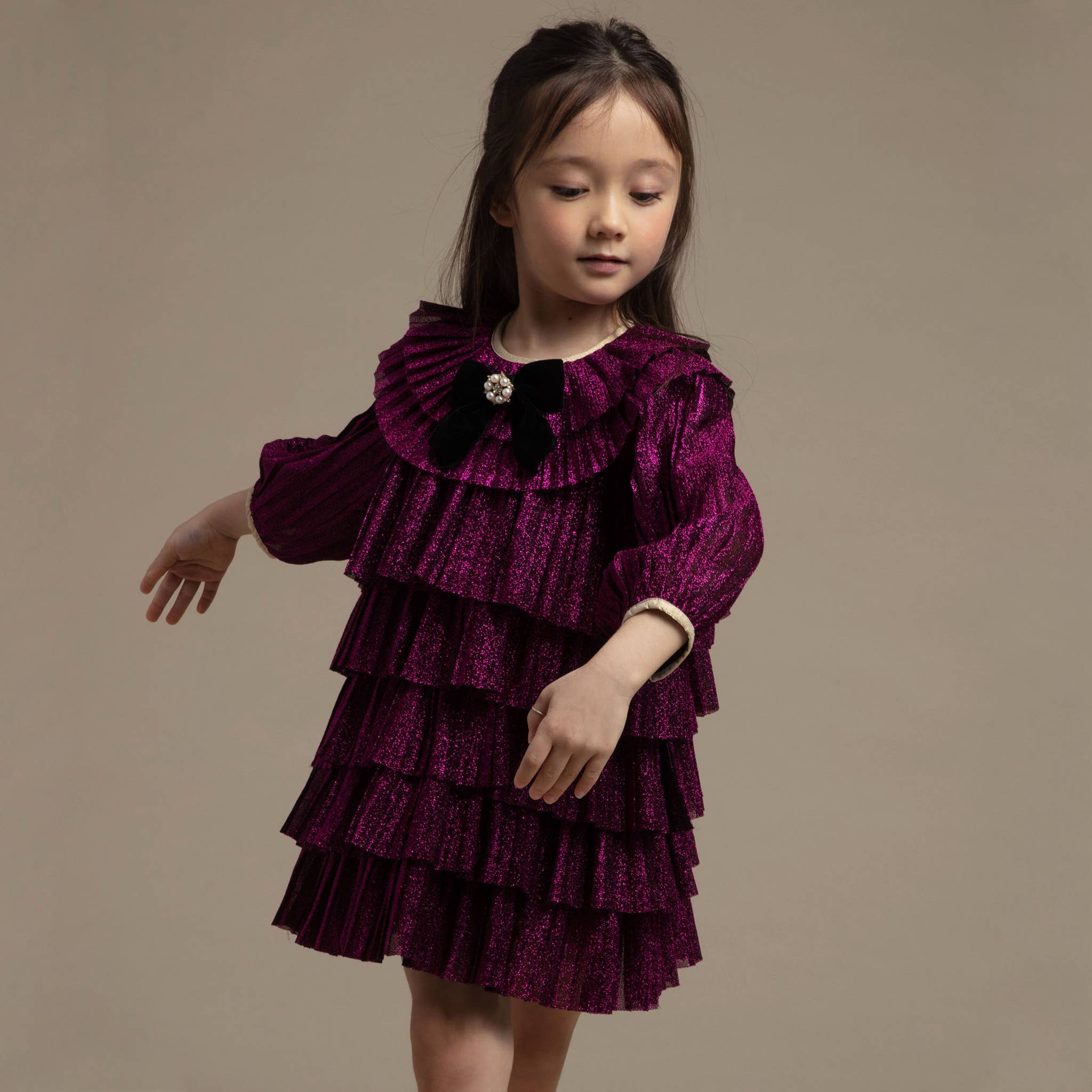 Petite Hailey – Großhandel Kleid – Kinder – Mehrlagiges Kleid27