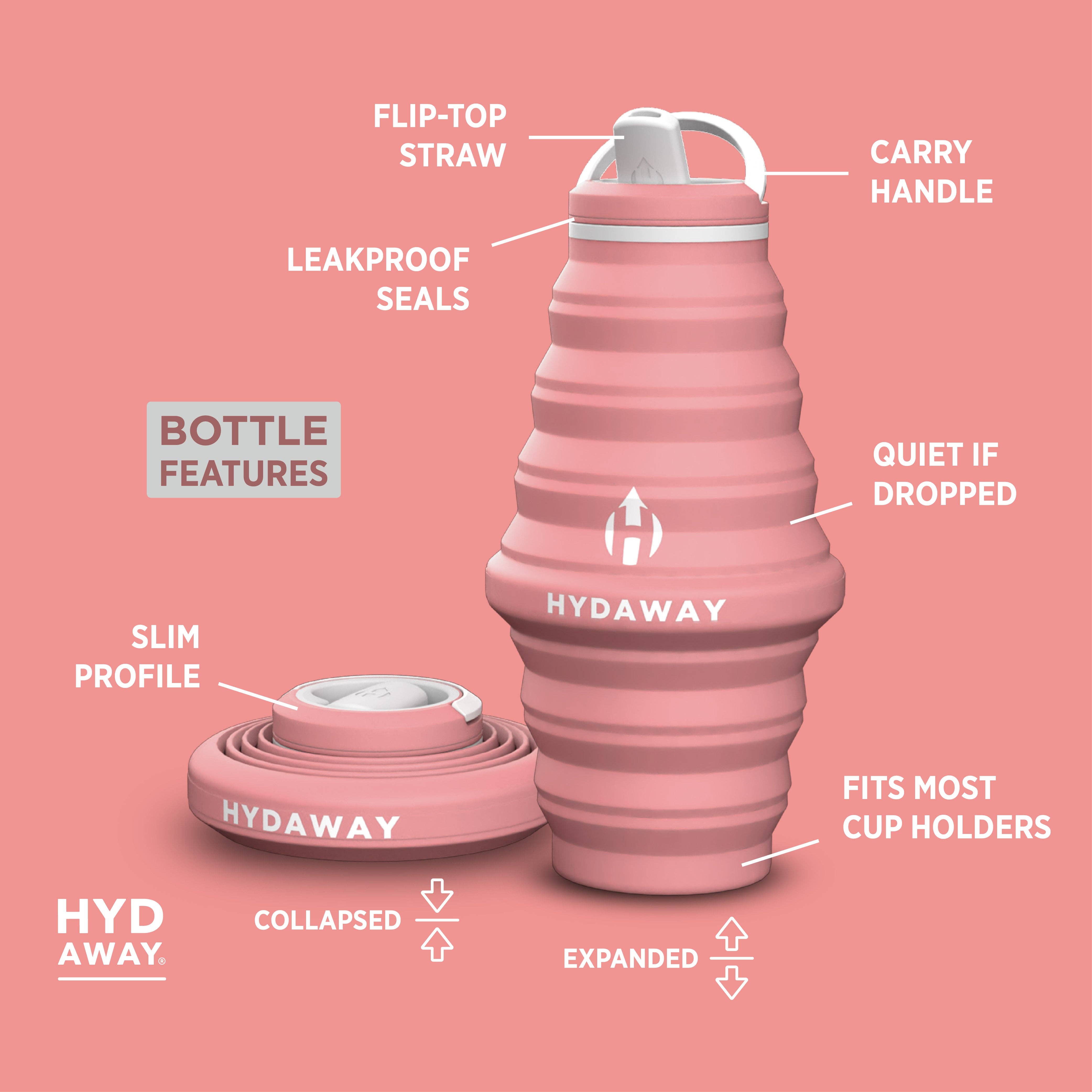 HYDAWAY – Großhandel Trinkflaschen – Zusammenklappbare Wasserflasche | 25oz60