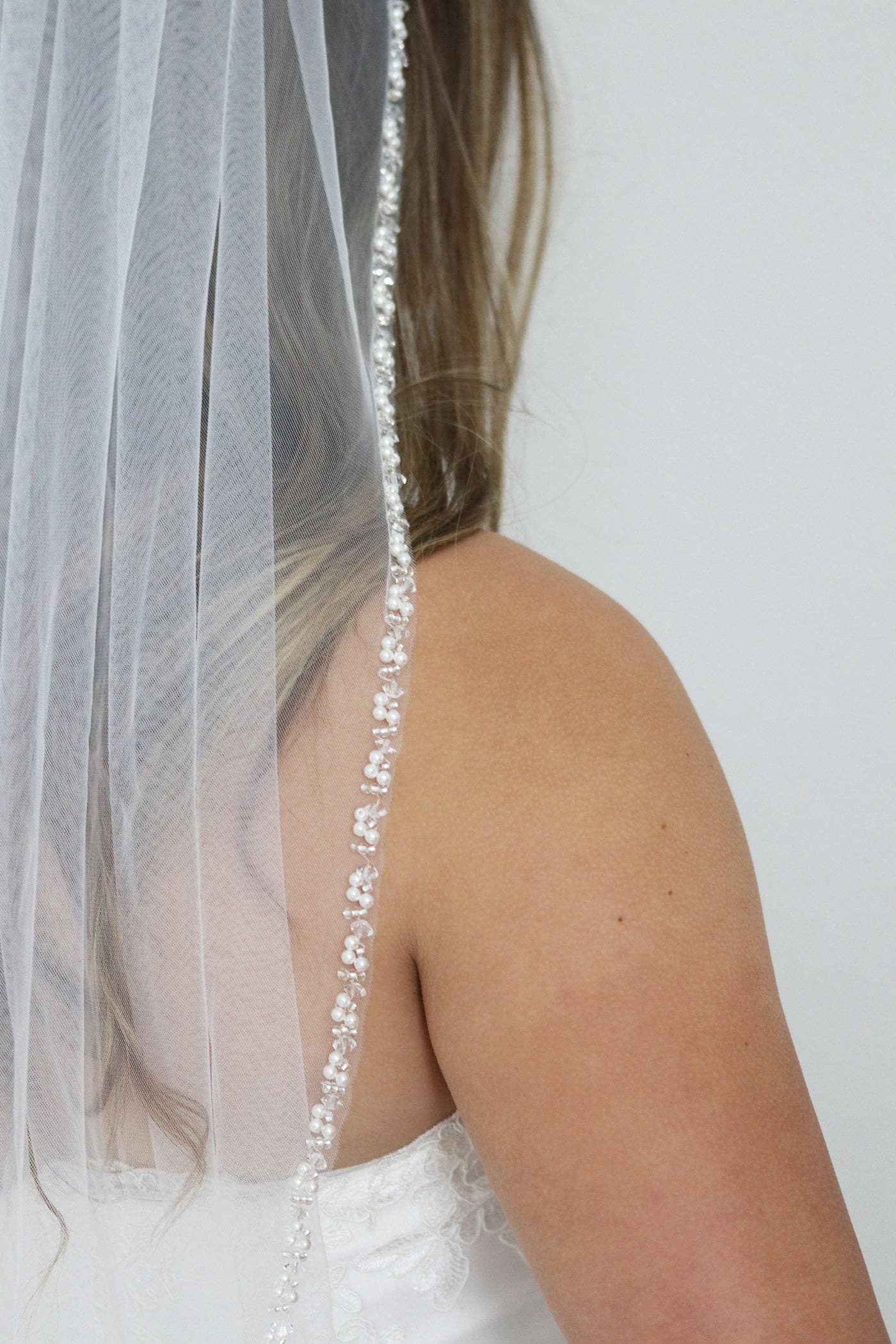 allureweddingjewelry - Wholesale Veil - Women's - Pearl Beaded Edge Wedding Veil7