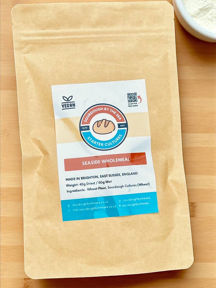 Antipasto a lievitazione naturale integrale di farro per la vendita all'ingrosso da parte di Sourdough by the Sea