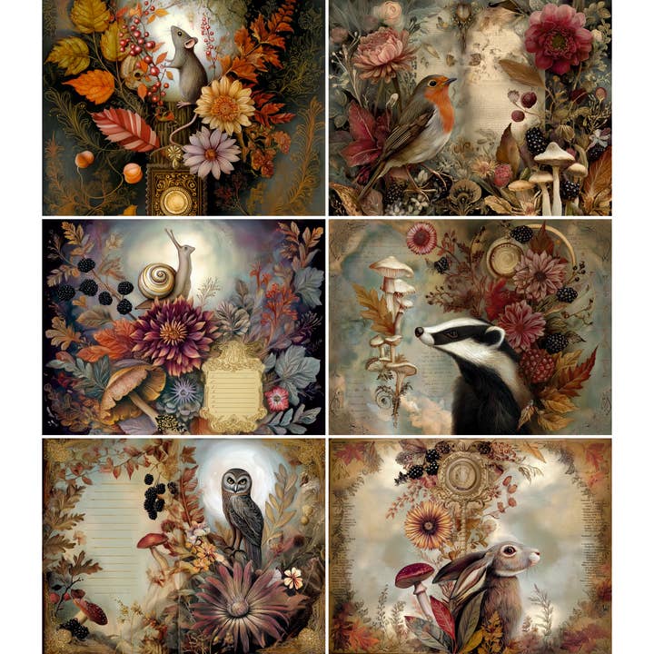 Magic Fall A4 Rice Papers, 8 x 10.5 inch (A4) for wholesale by Craft Kreatively