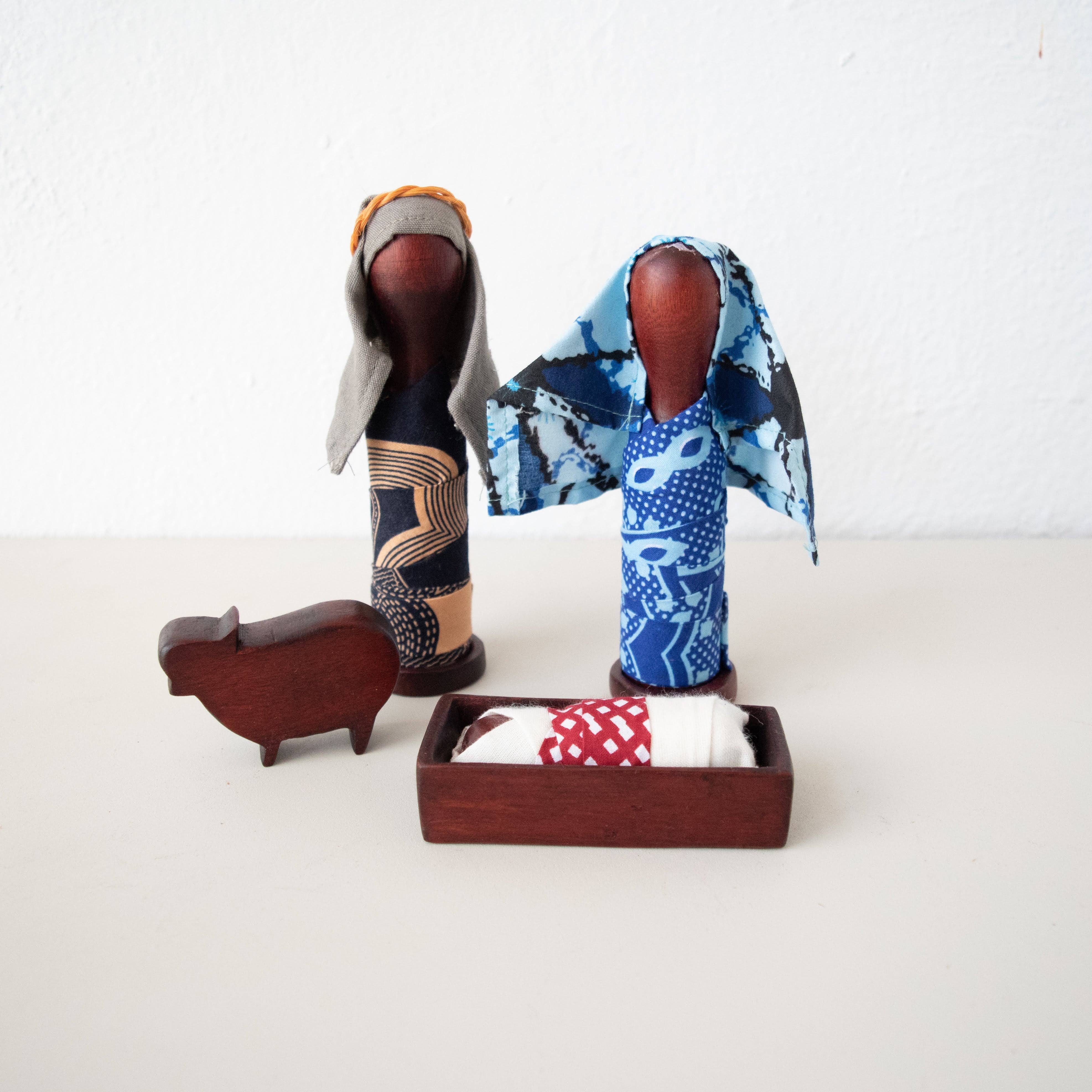 Amani ya Juu - Wholesale Nativity Scene Decor - Nativity Peg Set2