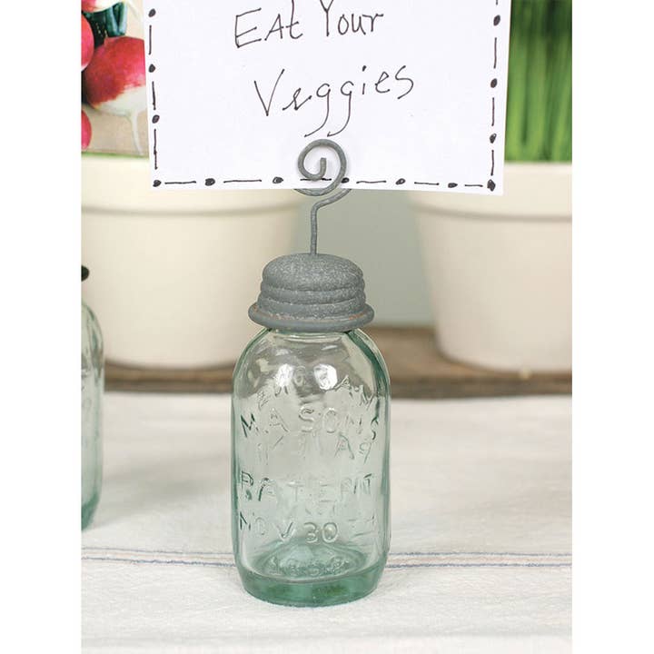 CTW Home Collection - Wholesale Place Card / Place Holder - Mason Jar Place Card Holder