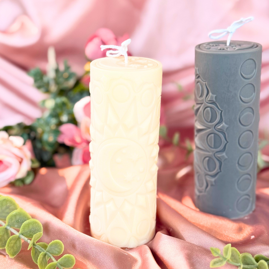 Velarosa Studio LLC - Wholesale Pillar Candle - Manifesting Pillar Soy Wax Candles4