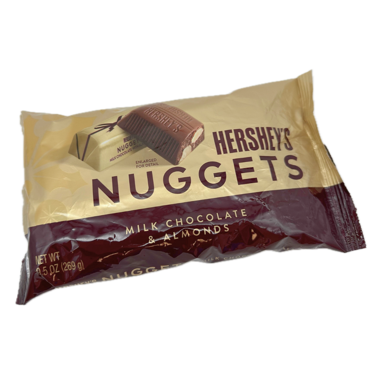 I Got Your Candy - Wholesale Chocolate - Hershey's Milk Chocolate Nuggets with Almonds 9.5oz - 12ct0