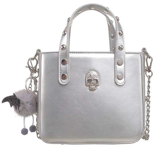 Bessie London - Wholesale Tote Bag - Women's - HALLOWEEN PUNK LUXE TOTE BAG3