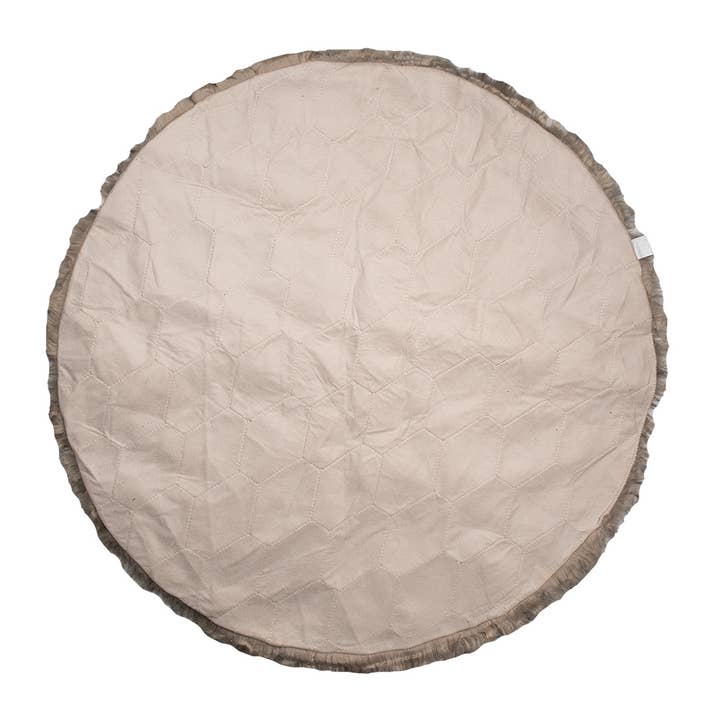 KT080.066 Rug Ø 100 cm Brown Black Polyester Round for wholesale by Clayre & Eef