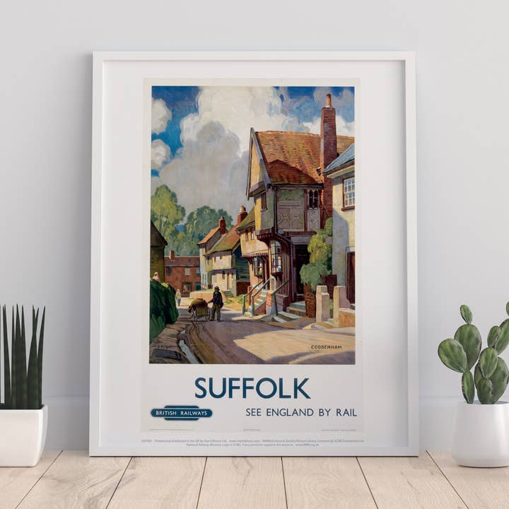 Coddenham Suffolk See England By Rail - Stampa artistica di alta qualità per la vendita all'ingrosso da parte di Star Editions