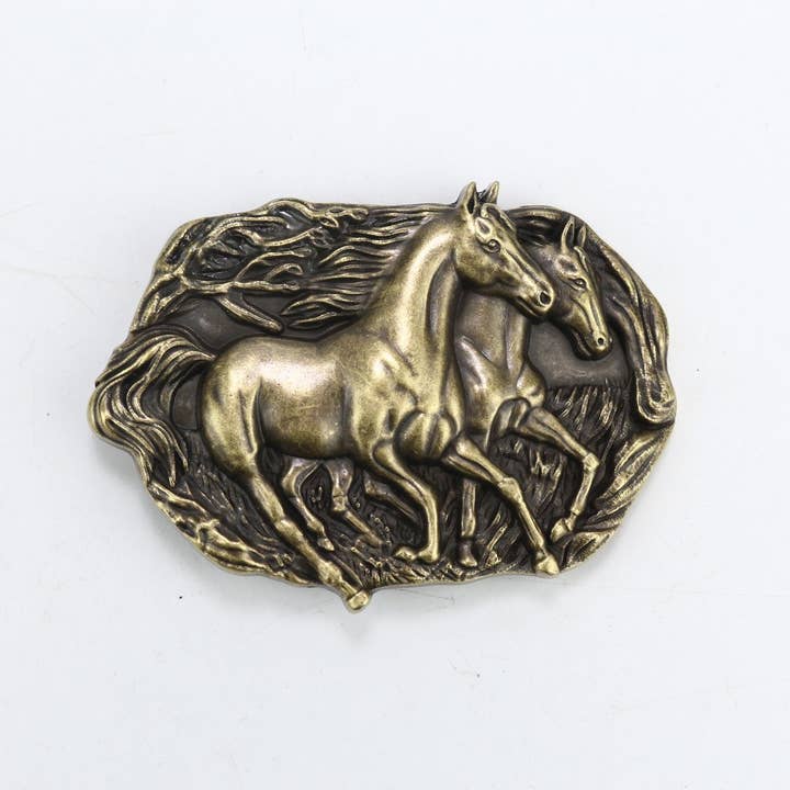 ACCITY - Wholesale Belt Buckle - Unisex - TEXAS PENTAGRAM VINTAGE BELT BUCKLE_CWABE04319