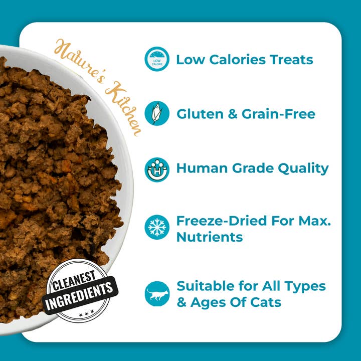 Pawfect Foods - Wholesale Voer - Kat - Pawfect Nature's Kitchen Fish Gevriesdroogd kattenvoer