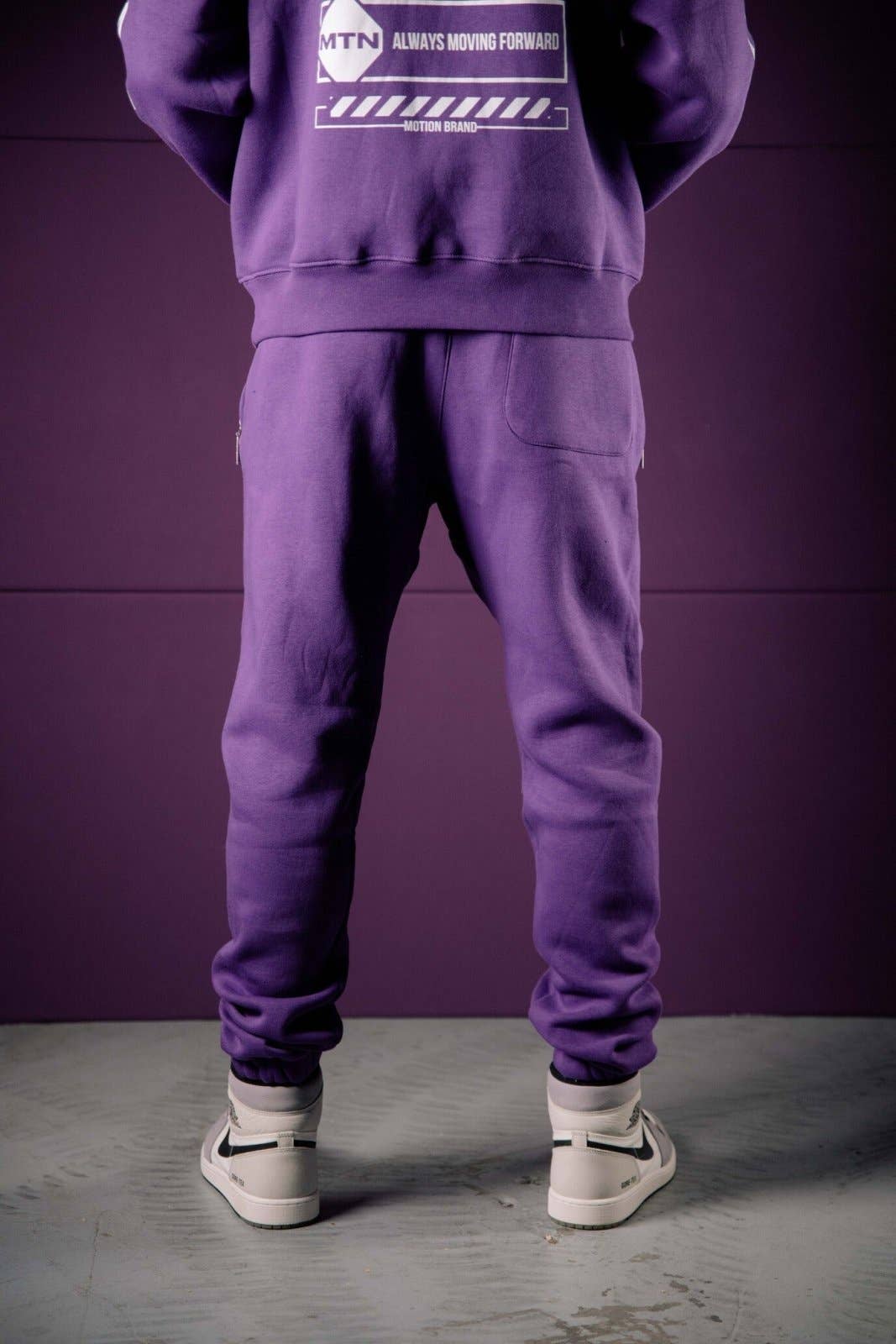 The Motion Brand - Wholesale Athletic Sweatpants/Joggers - Men's - Purple Worldwide Jogging Pants3
