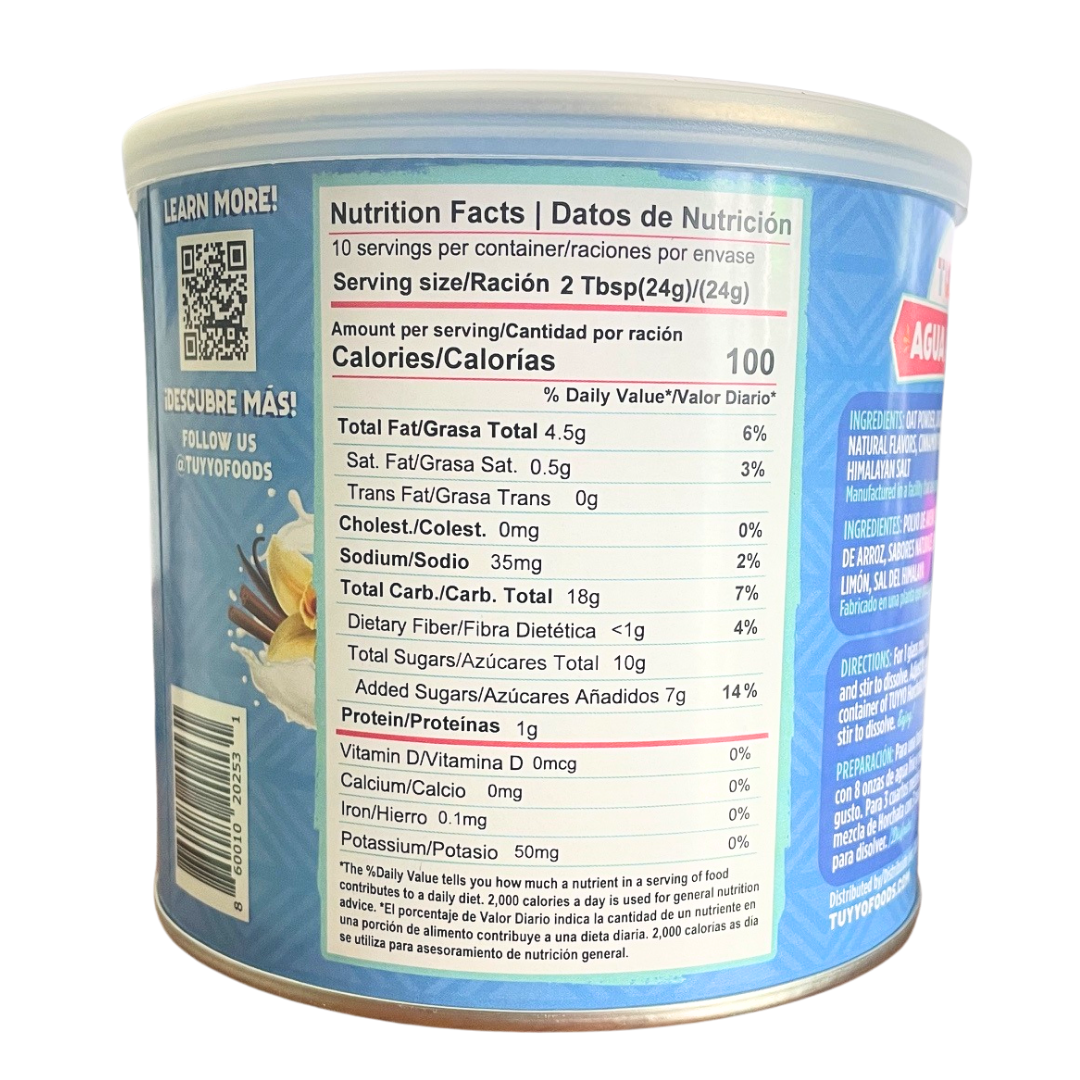 TUYYO - Wholesale Powdered Health Drink - HORCHATA2