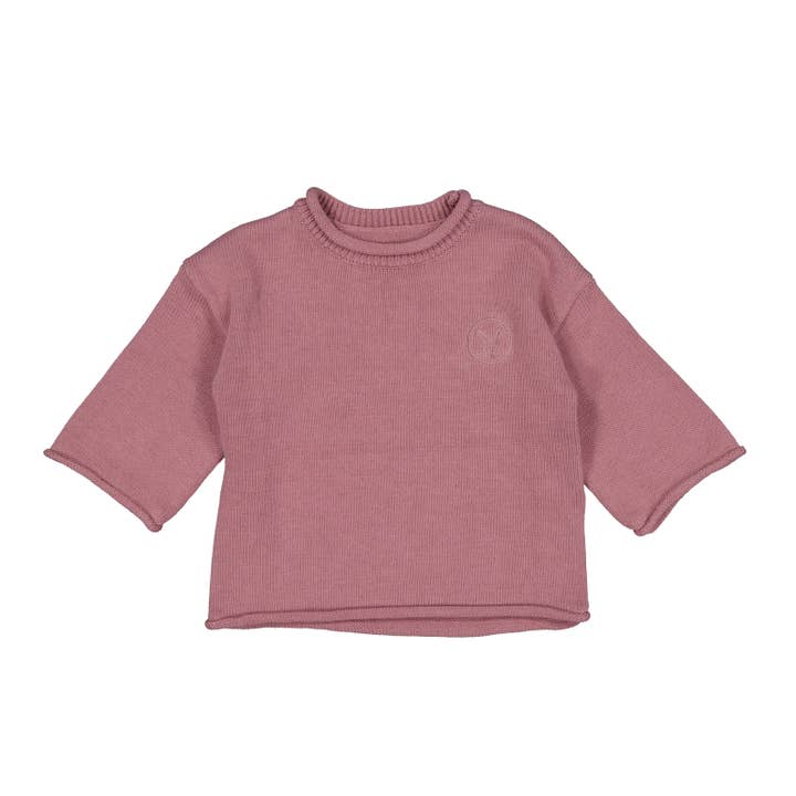 AW25 Blake Sweater - Mulberry for wholesale by Burrow & Be Australia