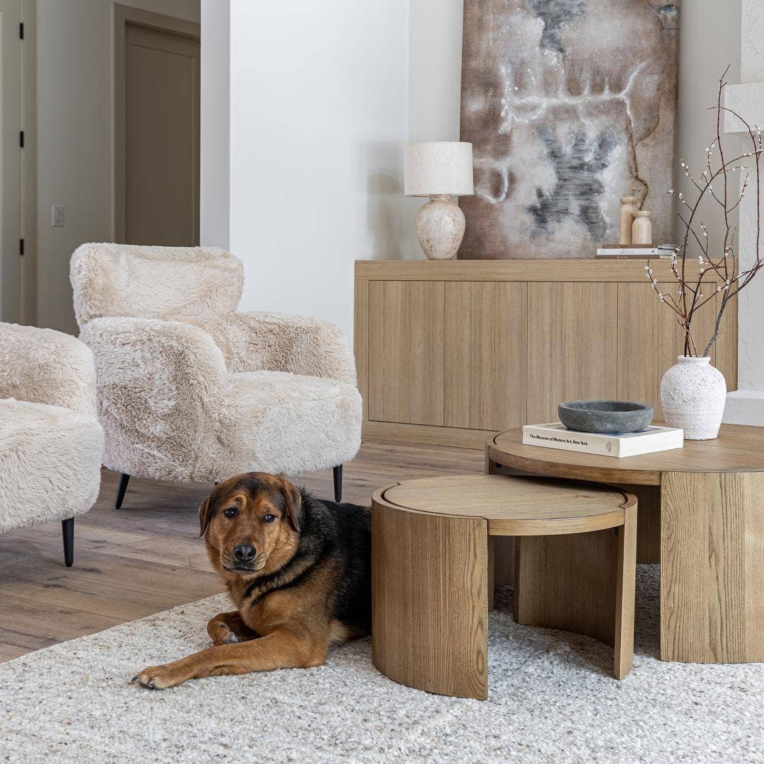 Style In Form - Wholesale Coffee Table - Forma Nesting Coffee Tables (Set of 2) - Rustic Oak1