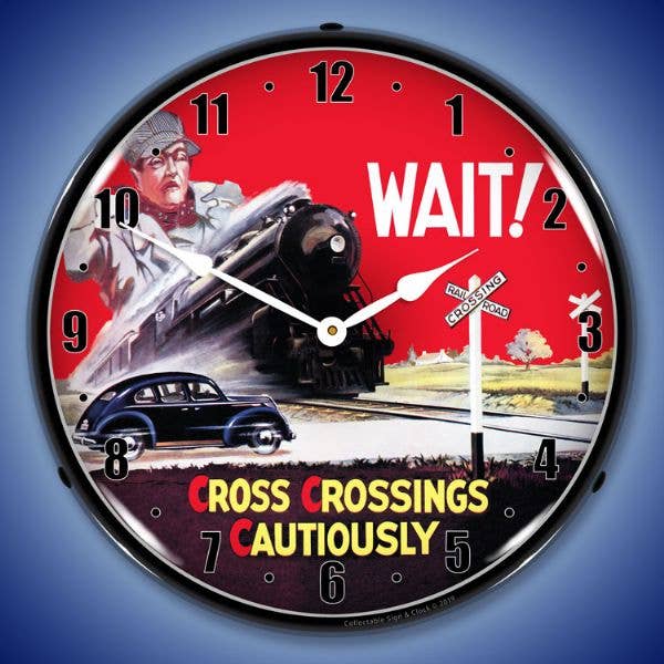 Sicurezza ferroviaria 1 per la vendita all'ingrosso da parte di Collectable Sign and Clock LLC.