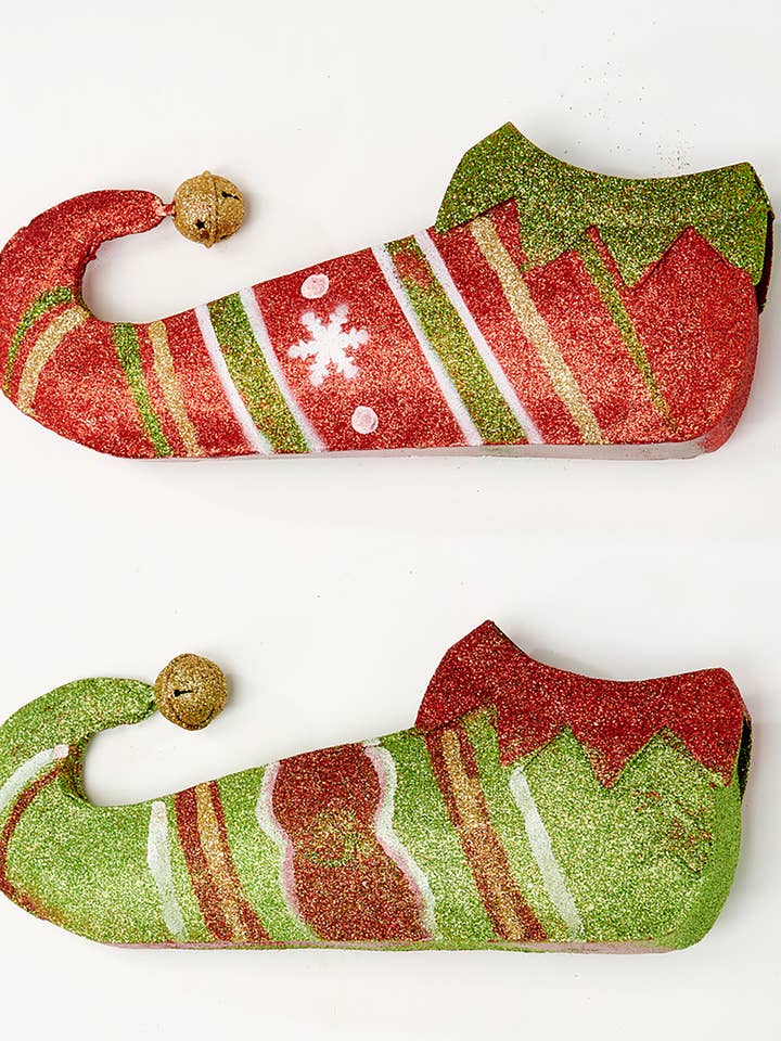 12" Metal Elf Shoes for wholesale by WORTH IMPORTS