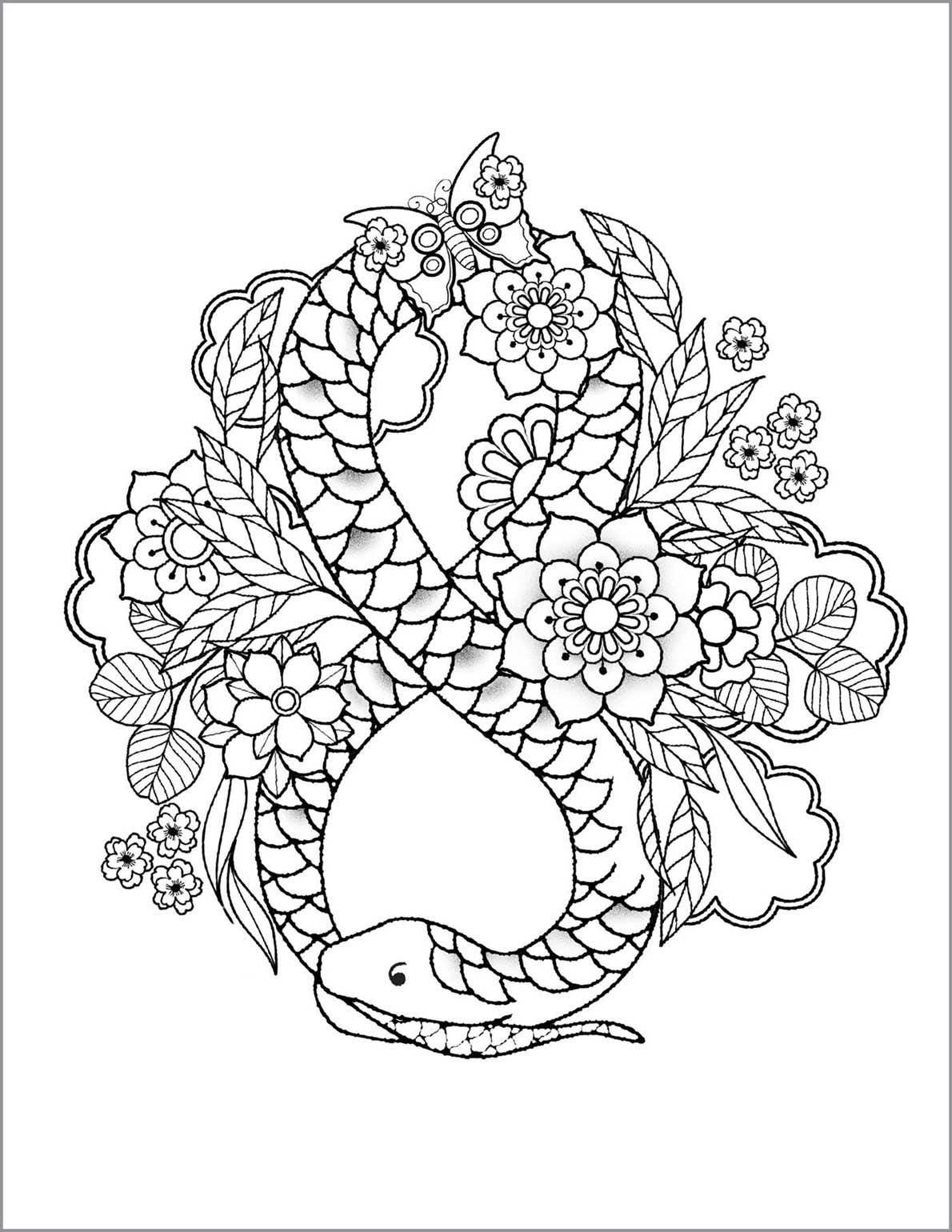 Sourcebooks - Wholesale Coloring Book - Adult - Vintage Tattoo Designs1