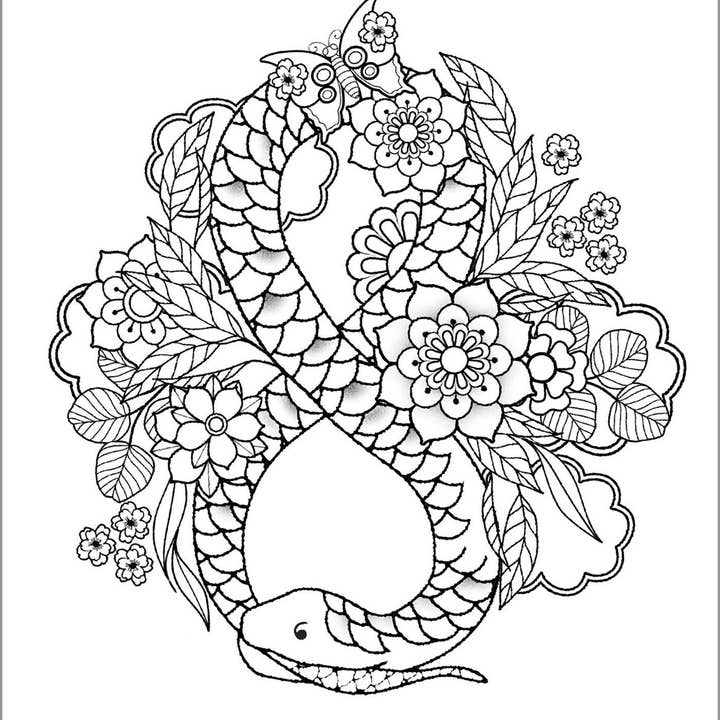 Sourcebooks - Wholesale Coloring Book - Adult - Vintage Tattoo Designs1