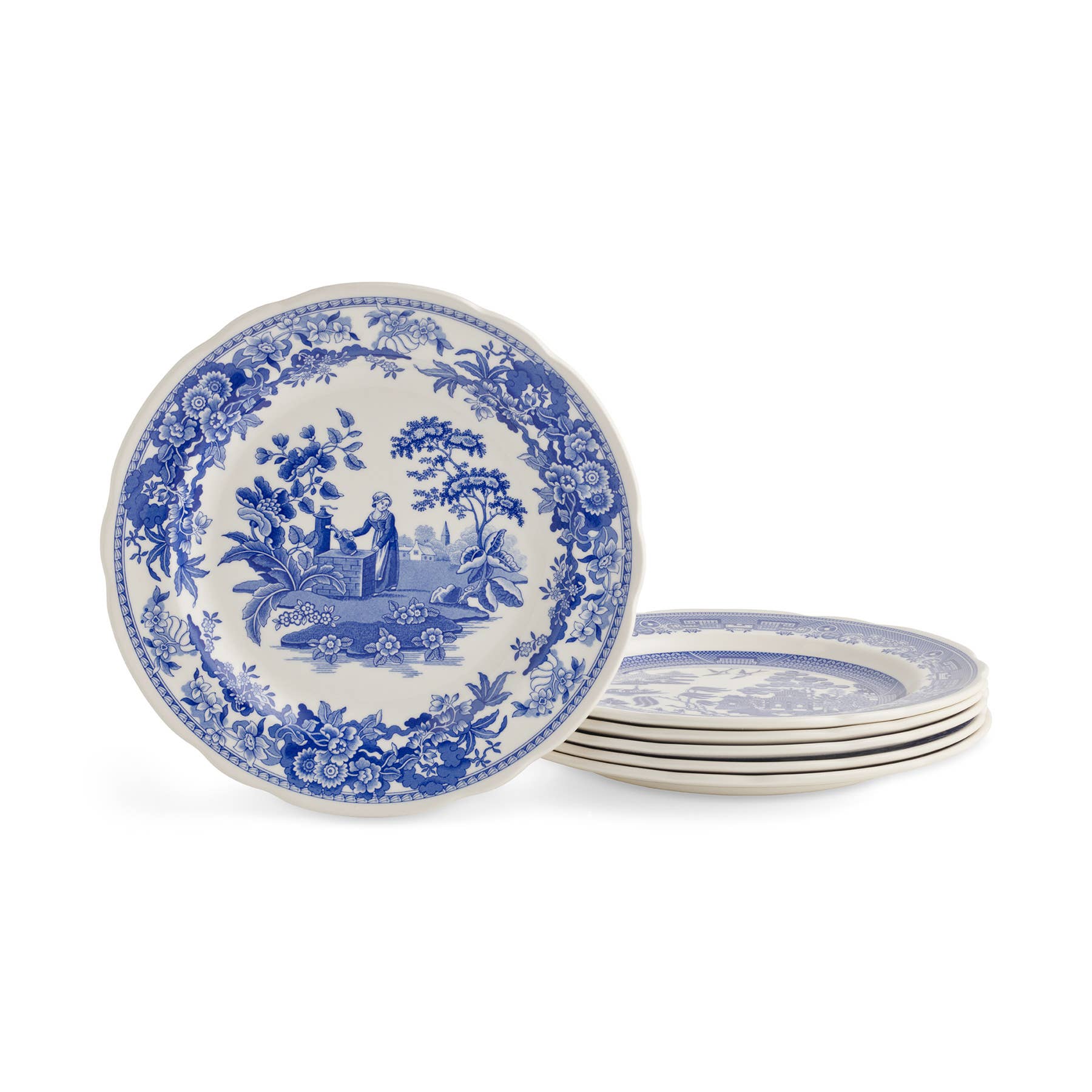 Portmeirion, Spode, Pimpernel, Nacthmann, Wrendale Designs - Wholesale Dinner Plate - Blue Room Georgian Plates 10.5" S/61
