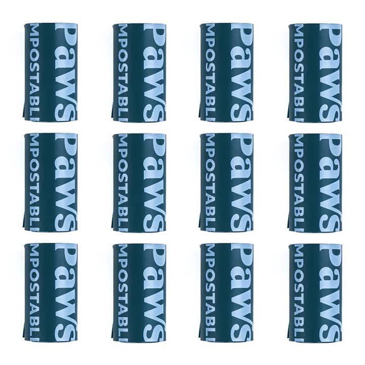 ecoZippy Compostable Poop Bags - 12 Rolls for wholesale by ZippyPaws